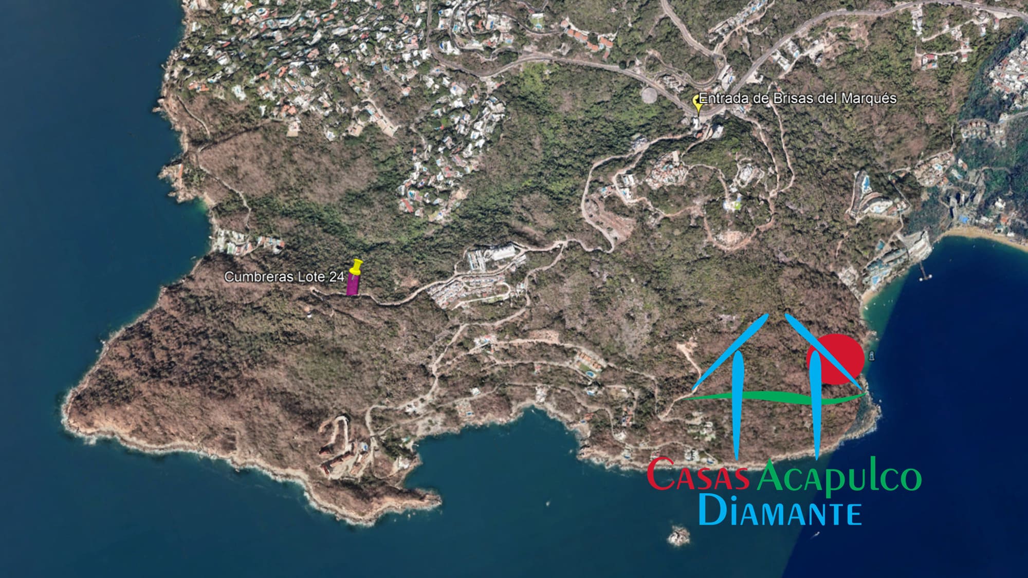Terreno Brisas del Marqués Cumbreras Lote 24 - Ubicación satelital y entorno 2